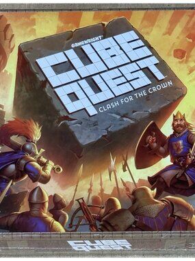 Cube Quest Clash for the Crown Game - Gamewright 2014 Brand New SEALED ‼